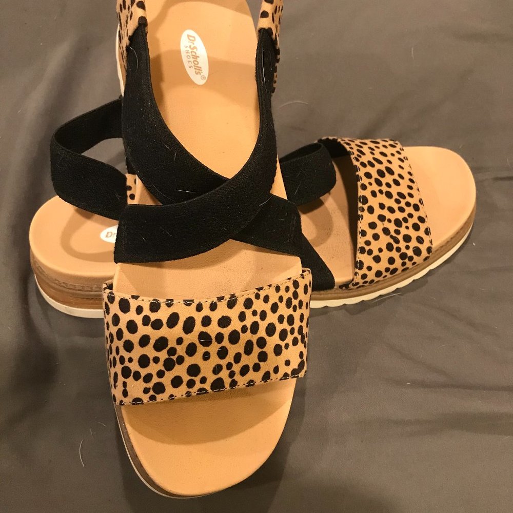 Dr. Scholls animal print sandals
